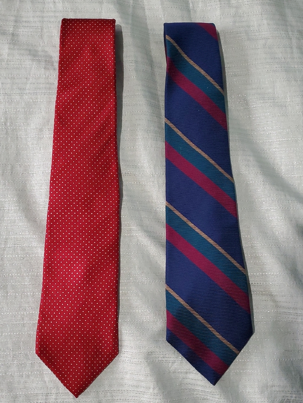 Ferrell Reed Silk Tie Set - Two Classic Neckties